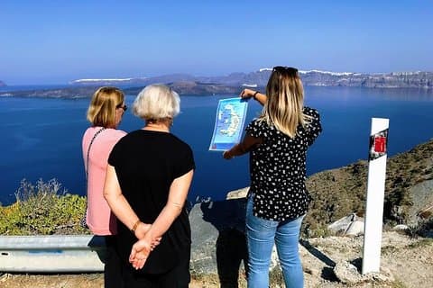 Tour di un giorno delle principali attrazioni di Santorini con host