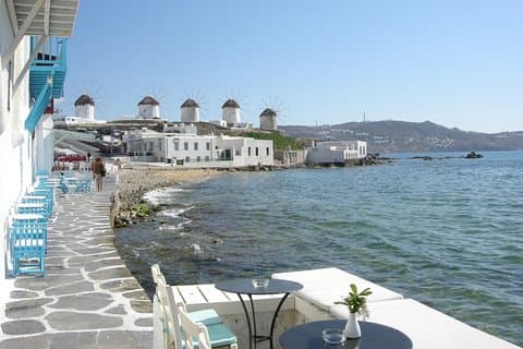 Privat tur til Lille Venezia, Kalafati-stranden og Panagia Tourliani kloster