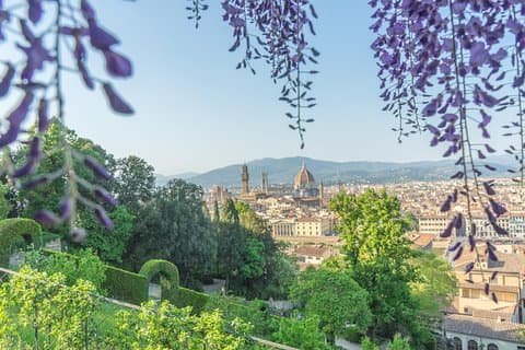 Recorrido a pie privado por los jardines de Florencia