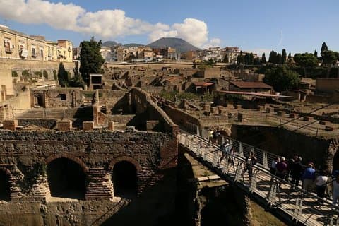 Dagstur fra Salerno: Pompei og Herculaneum - privat tur