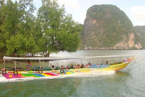 5 in 1 Phang Nga Bay Tour by Long Tail Boat