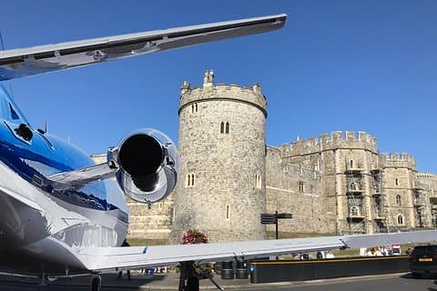Escale privée à l'aéroport de Windsor Heathrow
