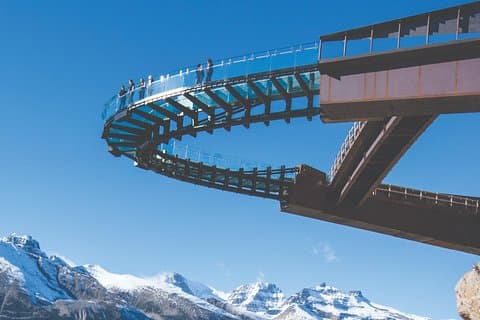 バンフとジャスパーの片道ツアー