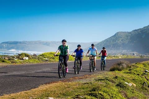 Privétour op de fiets over het Kaapse schiereiland vanuit Kaapstad