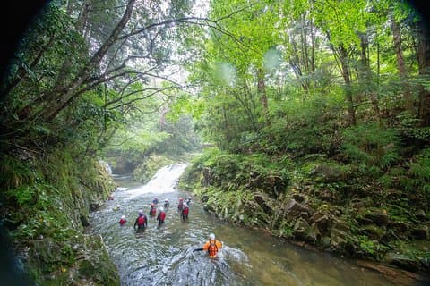 半日コース！奥湯来シャワークライミング初級