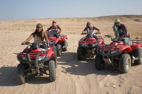Sunset Quad Bike Safari Tour fra Luxor Hotel eller Nile Cruise
