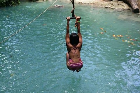 Blue Hole and Martha Brae Tour from Ocho Rios