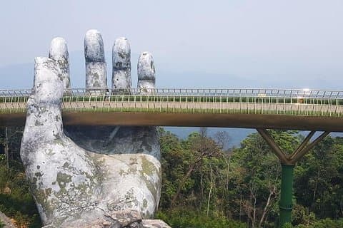 Private Car Transfer to Visit My Son Holyland & Golden Bridge Ba Na Hill fullday