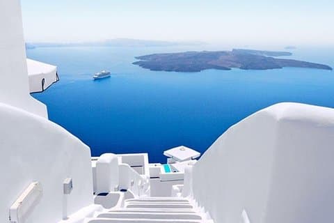 SANTORINI 1 dag guidet ekskursjon med HØYFART fra KRETA