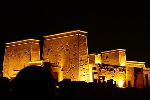 Spettacolo di suoni e luci al Tempio di Philae