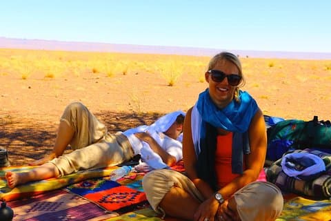 From Zagora: 6 Days Private Camel Trekking to M'hamid Desert