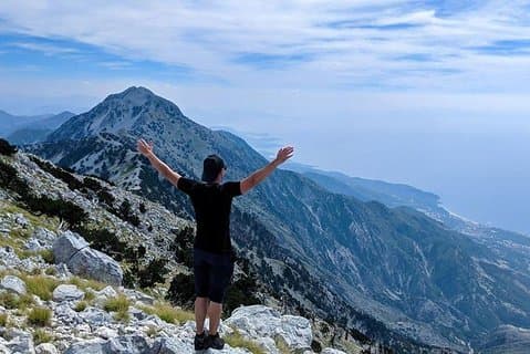 Randonnée pédestre du sud de l'Albanie, du col de Llogara et de la Riviera en 3 jours