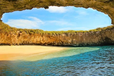 Marietas Gita sulla spiaggia nascosta da Puerto Vallarta