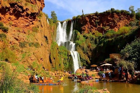 Heldags privat tur til Ouzoud-vandfaldene fra Marrakech med frokost