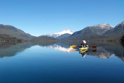 Kayaking in Gutierréz Lake