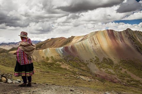 Utflukt til Palcoyo Rainbow Mountain hel dag fra Cusco.