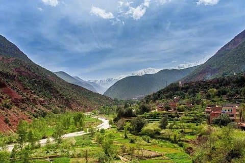De Marrakech: Excursão compartilhada às cachoeiras de Ouzoud