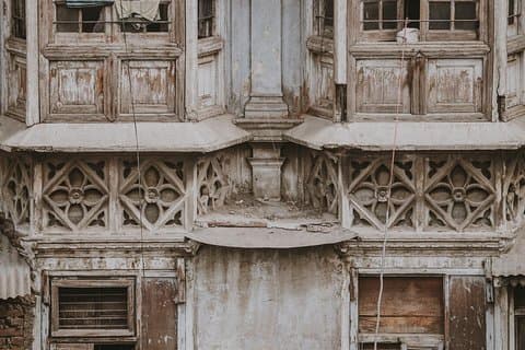 Halvdag Gamla Delhi Gamla Forntida Hörn Guidad vandring