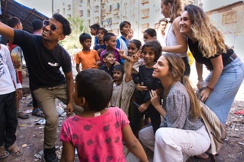 Virtuel ægte slumdog millionær slumtur