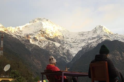 Caminhada curta em Annapurna Base Camp