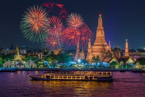 Dîner-croisière de luxe de 2 heures à Bangkok Royal Princess
