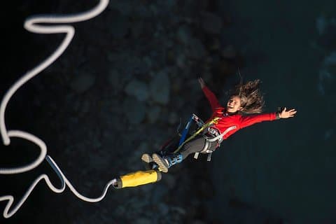 Bungy jumpen in Nepal