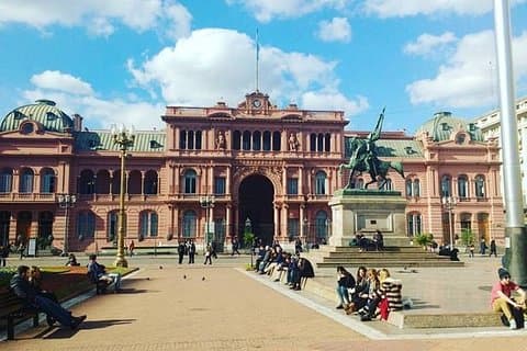 Passeio a pé pela Plaza de Mayo em Buenos Aires
