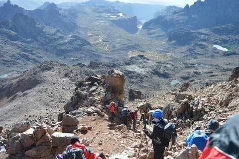 Randonnée d'une journée au parc national du mont Kenya