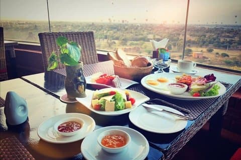 Sunrise Breakfast at Bagan Viewing Tower