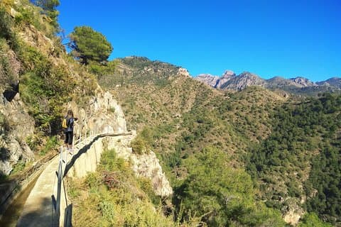 Caminhada para grupos pequenos na Frigiliana e excursão de degustação de vinhos saindo de Málaga