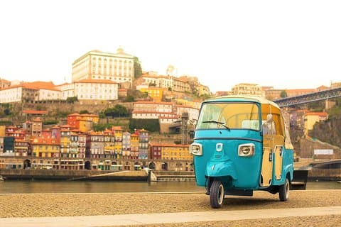 Heldags privat Tuk Tuk rundt Porto