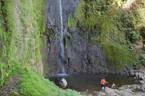 Picnic next to San Ramon Waterfall