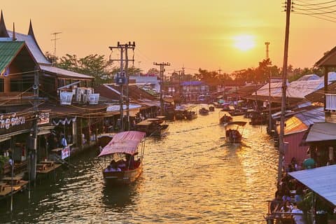 Amphawa Floating & Maeklong Railway Train Market Privat tur