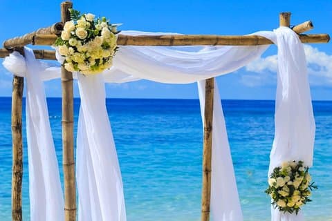 Destination Wedding on Roatan's beach (Cruise or Sunset)