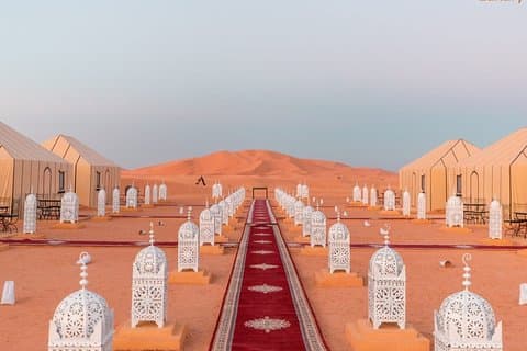 Overnight in Desert Camp with Camel Ride All meals &sandboarding
