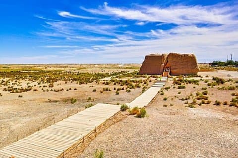 Private Dunhuang-dagtour naar Yardan Park, Yumenguan en Yangguan Pass