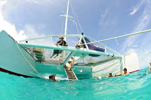 Prickly Pear Catamaran Trip from St Maarten Including Lunch