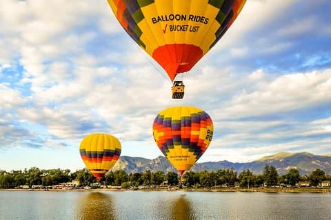 Colorado Springs Soluppgång Ballong Ride