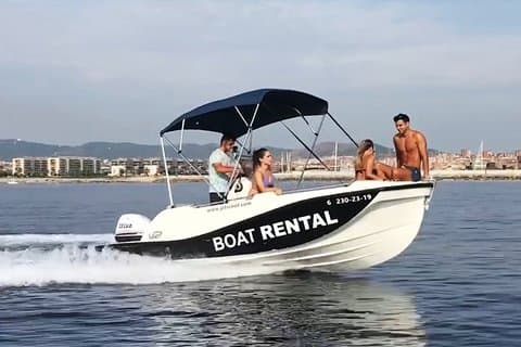 Rent a Boat without license in Barcelona