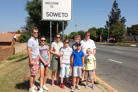 Visite d'une demi-journée du township de Soweto