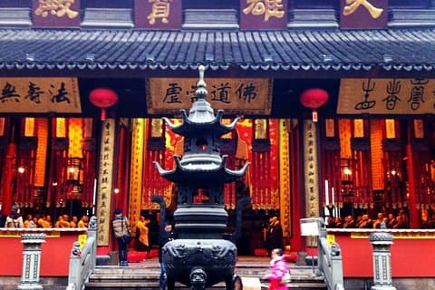 3-stündige Shanghai Jade Buddha Tempel Tour mit Kalligraphieerfahrung