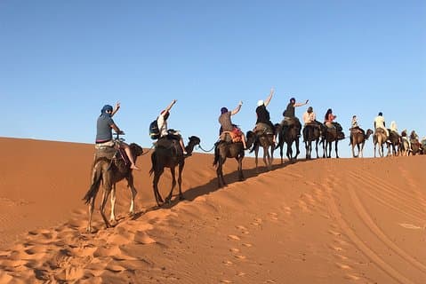 Excursão de 3 dias no deserto de Fez a Marrakesh com acomodação