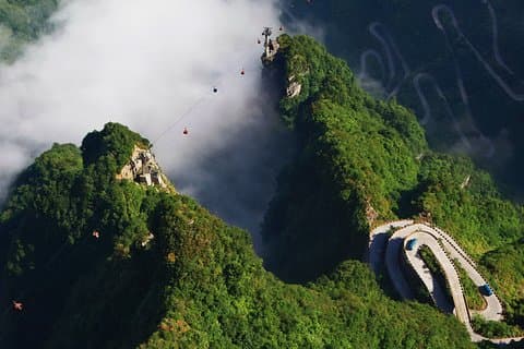 Tianmen Mount og Local Folklore Museum heldags privat tur