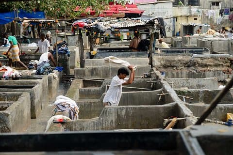 Dhobi Ghat (Open Air Laundry) with Dharavi Slum Guided Tour