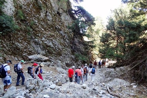 Imbros Gorge and Libyan Sea Day Tour From Rethymno