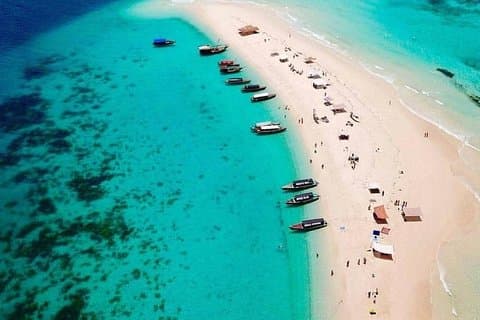 Zanzibar privat heldags Blue Lagoon och Sandbank Picnic Tour