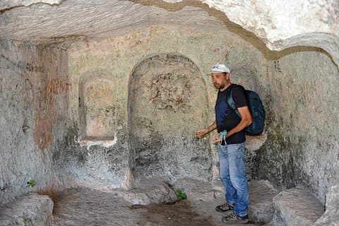 Pantalica naturhistoria och arkeologi