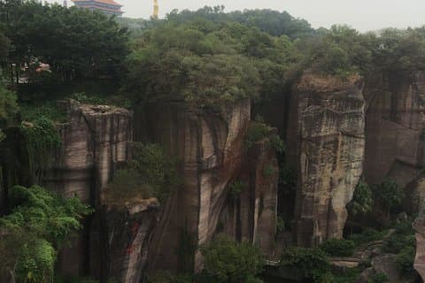 Excursion privée d'une journée au mont Lotus + bateau rapide à Hong Kong au départ de Guangzhou