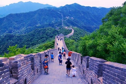 A excursão privativa de 2 dias em Pequim inclui a Grande Muralha de Hangzhou de trem-bala