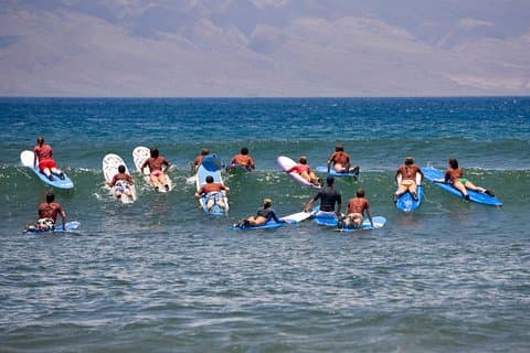 Surftour und Unterricht